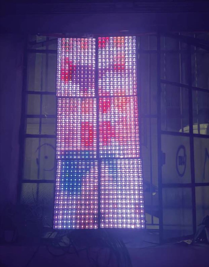 LED wall, matrice cromatica